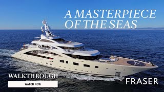 ACE 85M 279 Lurssen Yacht for sale  Superyacht walkthrough [upl. by Eilrebmik]