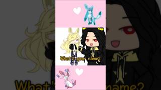 ° whats your name Sasha 3 ° eeveelutions gacha trend meme  Jolteon amp Umbreon gacha [upl. by Melas]