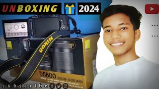 Nikon D5600 camera unboxing 🎁 [upl. by Echikson]