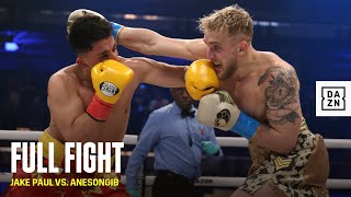 FULL FIGHT  Jake Paul vs AnEsonGib [upl. by Idnis]