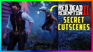 Red Dead Redemption 2 SECRET Cutscenes  The Gang Breaks You Out Of Jail RDR2 SECRET Encounters [upl. by Airdnek]