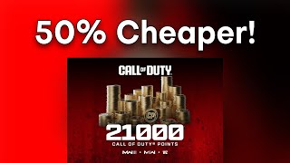 HOW TO GET CHEAPER COD POINTS 21K  70 [upl. by Aloeda]