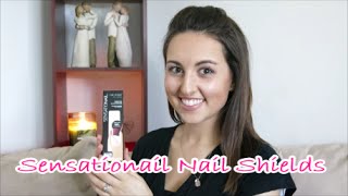 Sensationail Nail Shields Review amp HowTo [upl. by Krystalle]