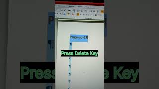 How can we delete unwanted page from msword Remove page from mswordyoutubeshorts 🧾 msword [upl. by Ainimre]