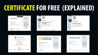 HOW TO GET FREE COURSERA CERTIFICATES QampA [upl. by Chae793]