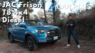 JAC Frison T8 4X4 Diesel 2023  Prueba de Manejo  Car Plus México [upl. by Atnohs]