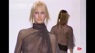 MILA SCHON Fall Winter 2001 2002 Milan  Fashion Channel [upl. by Esenej]