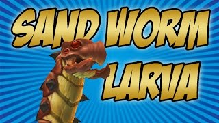 Wizard101 Sand Worm Larva Pet Showcase [upl. by Onurb]