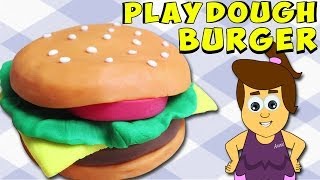 How to Make Playdough Burger [upl. by Elokyn767]