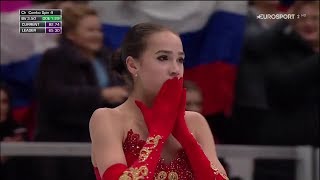 Alina Zagitova European Champs 2018 FS 1 15797 E [upl. by Aseeral188]