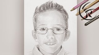 Drawing quotChild facequot ►► Timelapse [upl. by Dieball]