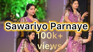 Ghoomar on Sawariya parnaye ft Tanisha Bhati♥️✨  rajputi dance [upl. by Rahman]