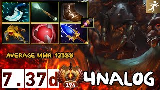 Slugger Earthshaker Mid  Average MMR 12388  4nalog  737d  Immortal Dota [upl. by Asselem]