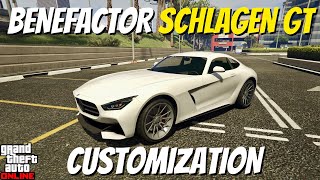 Benefactor Schlagen GT Customization  GTA Online [upl. by Tik845]