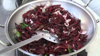 Beetroot poriyal in tamil  பீட்ரூட் பொரியல் செய்முறை  Fried beetroot recipe Tamil [upl. by Belmonte]