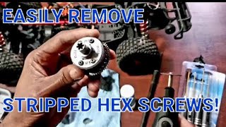 How to Remove a Stripped 2mm Hex Screw Easy [upl. by Emerald]