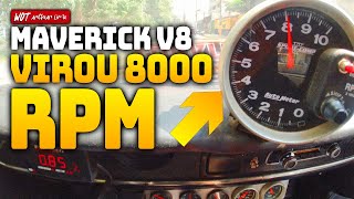 Maverick V8 aspirado e carburado virando 8000 RPM [upl. by Vanhomrigh169]