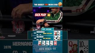 Disater poker hand 😰 poker highstakespoker pokerhighlights [upl. by Zebada619]