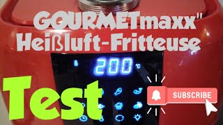 GourmetMaxx  Heißluft  Fritteuse 9 in 1  TestOhne Öl [upl. by Adama73]