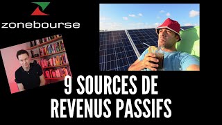 9 sources de revenus passifs [upl. by Surovy]