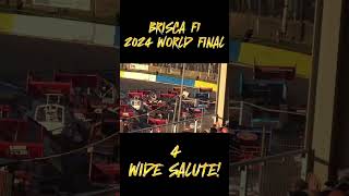 BriSCA F1 Stock Car World Final 4 WIDE SALUTE [upl. by Mylor]