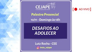 Palestra Espírita  Desafios ao Adolecer  Lutz Rocha [upl. by Arais]