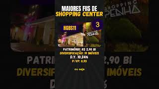 TOP 3 FUNDOS IMOBILIÁRIOS DE SHOPPING CENTERS [upl. by Bilski679]