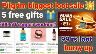 Pilgrim 1rs😱 99 rs product loot 💥 pilgrim biggest end of year sale live  hurry up limited stock [upl. by Rina]