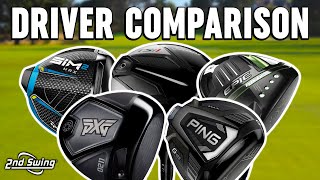 Golf Drivers Comparison  PXG 0211 G425 Max SIM2 Max Epic Max TSi1 [upl. by Cooperman]