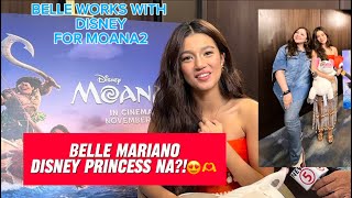 FULL INTERVIEW BELLE MARIANO KINUHA NG DISNEY PARA SA MOANA 2 [upl. by Heman532]