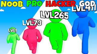 NOOB vs PRO vs HACKER vs GOD  Level Up Man [upl. by Ennaj]