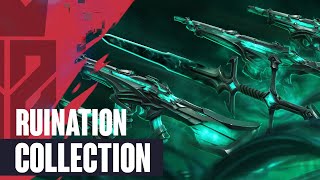 Valorant Ruination Skins Showcase  Valorant Ruination Collection [upl. by Lannie]