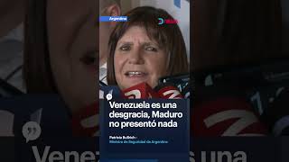 Patricia Bullrich habló sobre la situación de Venezuela y sobre la denuncia contra Alberto Fernández [upl. by Duwalt602]