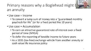 Bogleheads® Chapter Series – All about annuities [upl. by Arakat997]