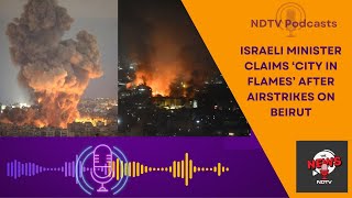 Israel Attacks Lebanon  Hezbollah Banks City In Flames What Israel Said After Beirut Airstrike [upl. by Hannaj]