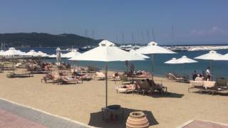 Miraggio thermal spa resort Halkidiki Greece  the beach [upl. by Job102]