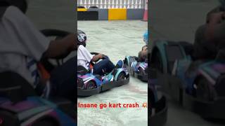 Insane Go Kart CRASH 💥 gokart racing crash [upl. by Dupuy]