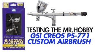 Testing The Mr Hobby GSI Creos Custom PS771 Airbrush  Awesome Quality [upl. by Soni317]