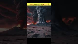 3 Major Extinction Events On Earth 🌎 RIGHT KNOWLEDGE Facts amazingfactsinhindiinterestingfacts [upl. by Audette]