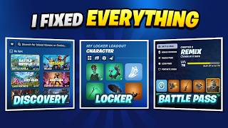 I fixed Fortnites Locker UI AGAIN and the rest of the game [upl. by Nidroj]