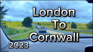 Summer holidays trip 2023  London to cornwall  drive way motorway [upl. by Abbotson479]