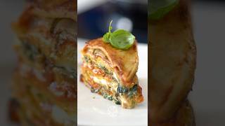 How To Make The Best Vegetarian Lasagna shorts youtubeshorts recipe food cooking [upl. by Anidnamra588]