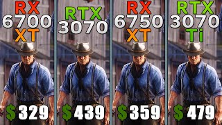 RX 6700 XT vs RTX 3070 vs RX 6750 XT vs RTX 3070 Ti  R7 7800X3D  Tested in 15 games [upl. by Caiaphas]