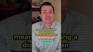 Arbitration  Meaning Pronunciation Synonyms and an Example Sentence English Word of the Day [upl. by Einneb]