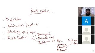 Root Caries 1 by Dr Saad Lakhani [upl. by Notirb]