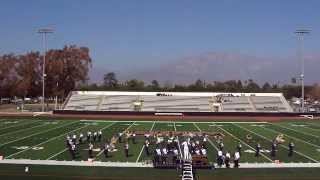 Yucaipa Thunderbird Marching Regiment TMR at Chaffey High School [upl. by Jc]