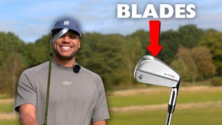 Can a 21 Handicap Golfer Play With BLADES ONLY [upl. by Eseerehs]