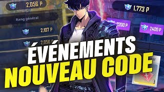 NOUVEAU CODE  PROBLÈMES ET ERREUR À NE PAS FAIRE SUR LES ÉVÉNEMENTS  SOLO LEVELING ARISE [upl. by Whittemore]