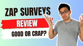 Zap Surveys Review  Is This A Legit Way To Earn Money Online Truth Told [upl. by Anirdnajela]