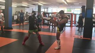 Muay Thai Seminar im Kampfgeist Gym mit Valentin Kocher [upl. by Nae480]